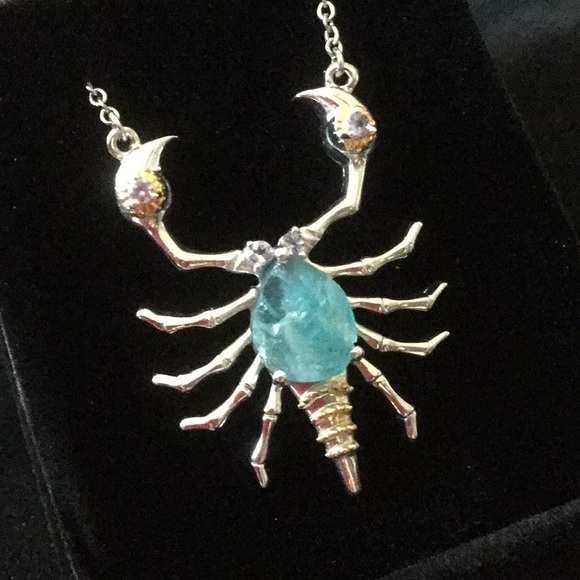 Exquisite Genuine Fluorite & Tanzanite Scorpion - Picture 8 of 8